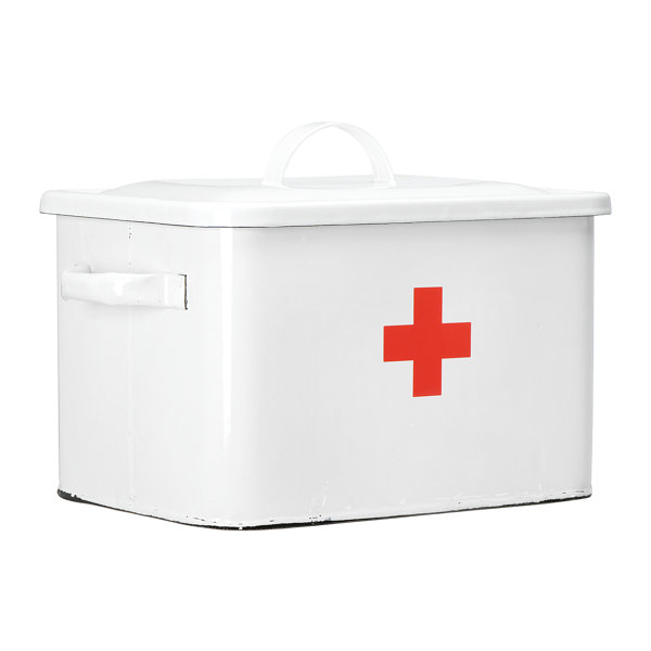 Gracie Oaks First Aid Container Metal Box & Reviews Wayfair